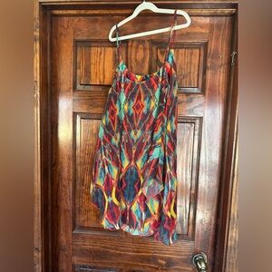 Alice + Olivia Tribal Print Jeans Tank Dress – Size Small